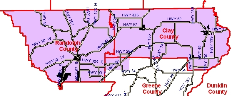 Map of Service Territory